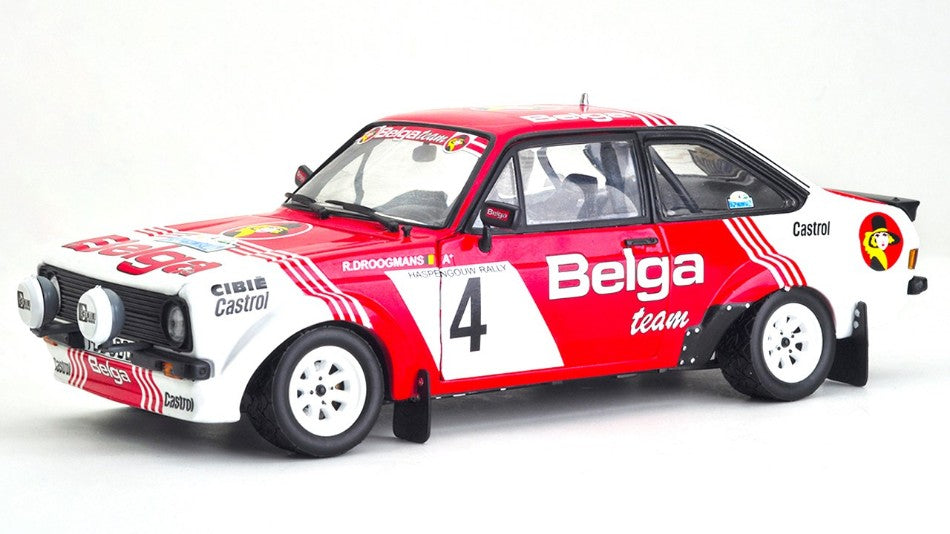 Ford Escort Rs 1800 Mkii N.4 Haspengouw Rally 1981 DROOGMANS/JOOSTEN1:18 – SunStar 1:18