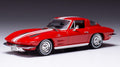 Chevrolet Corvette Stingray 1963 Red/white – Ixo Model 1:43