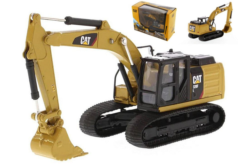 Cat 320F L Hydraulic Excavator – Diecast Master 1:64