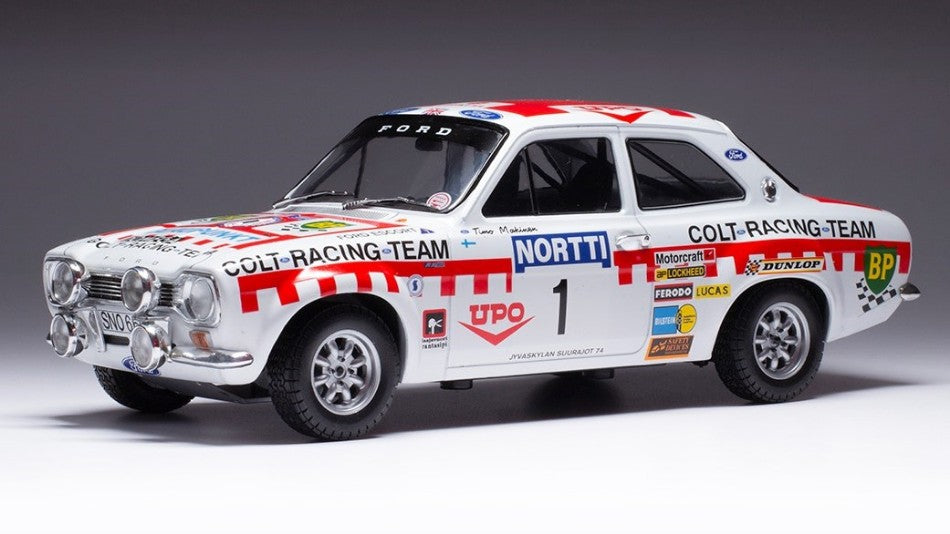 Ford Escort Mk I RS 1600 N.1 1000 Lakes Rally 1973 Makinen/Liddon 1:18 – Ixo Model