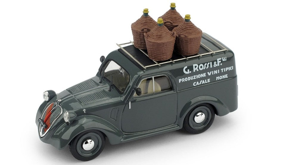 Fiat 500B Furgone 1941 G.ROSSI & Figli Produzione Vini Tipici Repro – Brumm 1:43
