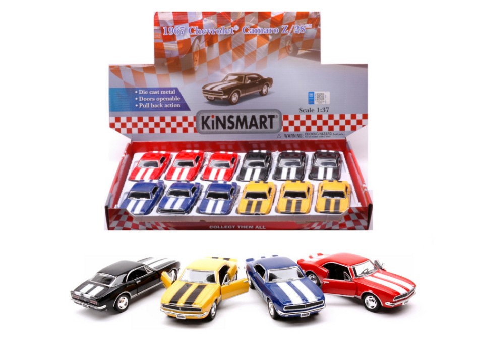 Chevrolet Camaro Z/28 1967 (5341D) Col.ass.cm 12 – Kinsmart 1:37