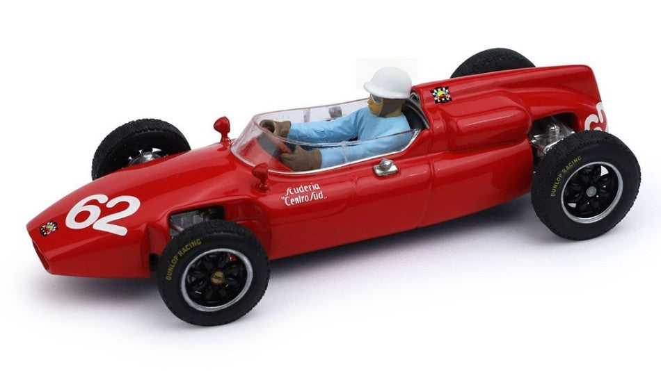 Cooper T53 N.62 Italy GP 1961 Lorenzo Bandini W/pilote – Brumm 1:43