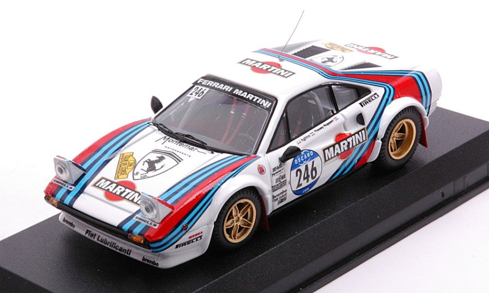 Ferrari 308 Gtb N.246 Tour De Corse Historique 2012 Aghina-rupert – Best Model 1:43