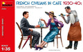 French Civilians In Cafe 1930-40s Kit – Miniart 1:35