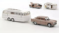 Peugeot 404 1965 Brown Metallic With Caravan Henon 1:18 – Norev