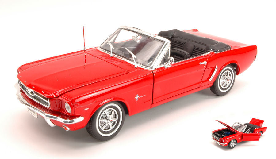Ford Mustang Cabrio 1964 Red – Welly 1:18