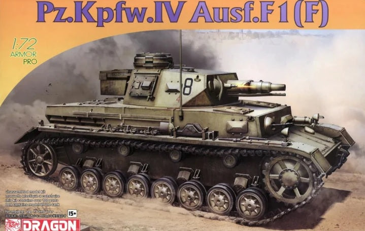 Pz.kpfw.iv AUSF.F1 (f) Kit – Dragon 1:72