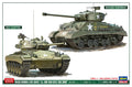 M4A3E8 Sherman & M24 Chaffee 2 Kits In Box Kit – Hasegawa 1:72