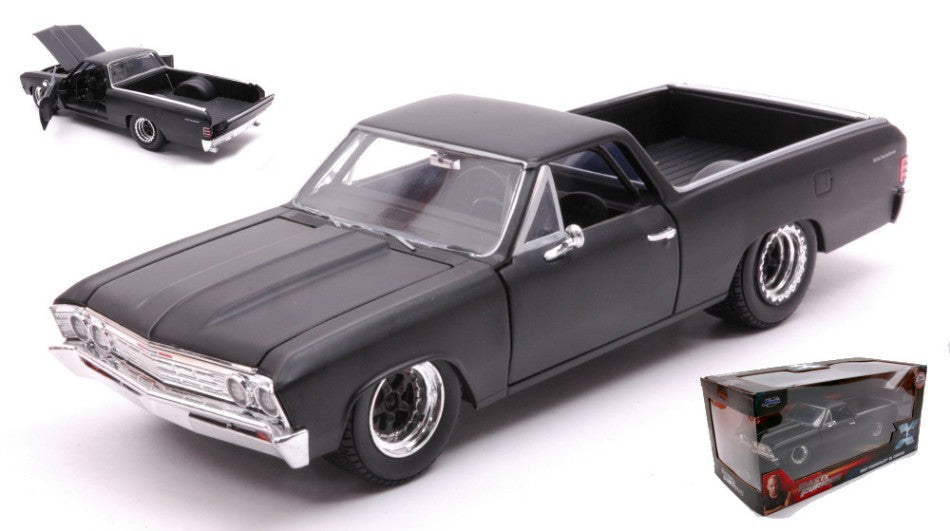 Chevrolet El Camino (F10) "fast & Furious" 1967 Matt Black – Jada Toys 1:24