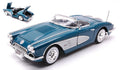 Chevrolet Corvette 1958 Blue Petrole/silver – MotorMax 1:18