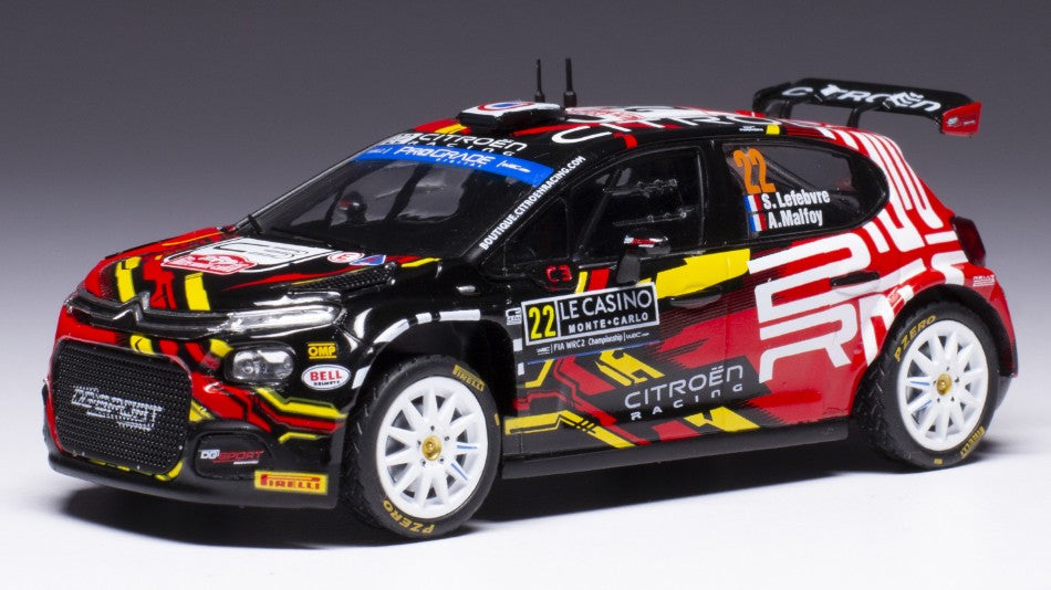 Citroen C3 WRC2 N.22 Rally Monte Carlo 2023 Lefebvre/malfoy – Ixo Model 1:43