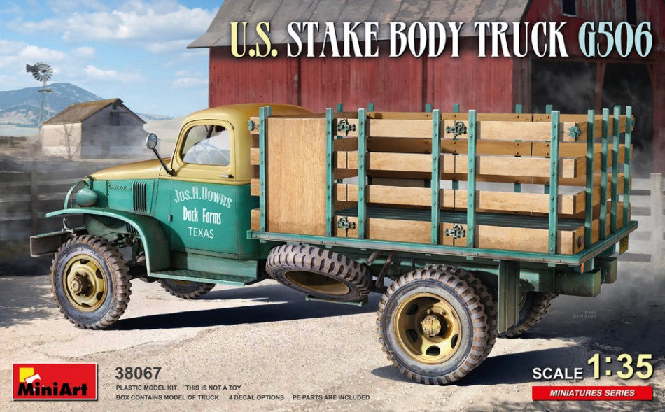 U.S. Stake Body Truck G506 Kit – Miniart 1:35