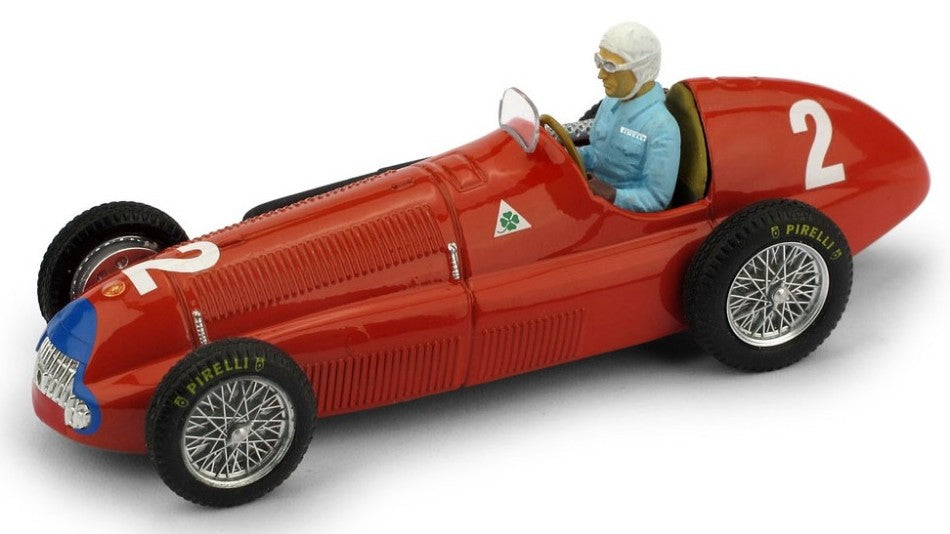 Alfa Romeo 158 Nino Farina 1950 N.2 Winner G.BRITAIN GP World Champ. – Brumm 1:43