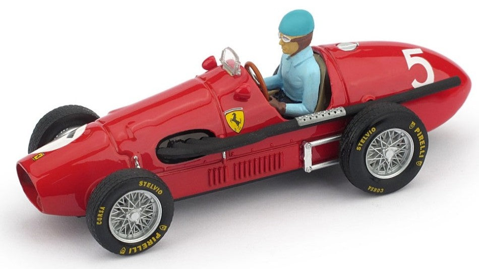 Ferrari 500 F2 Alberto Ascari 1953 N.5 Winner British GP W/pilote – Brumm 1:43