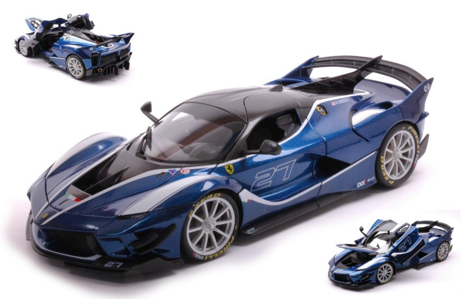 Ferrari Fxx-k Evo N.27 Blue – Bburago 1:18