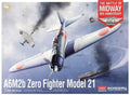 Mitsubishi A6M2B Zero Fighter Model 21 The Battle Of Midway Kit 1:48 – Academy