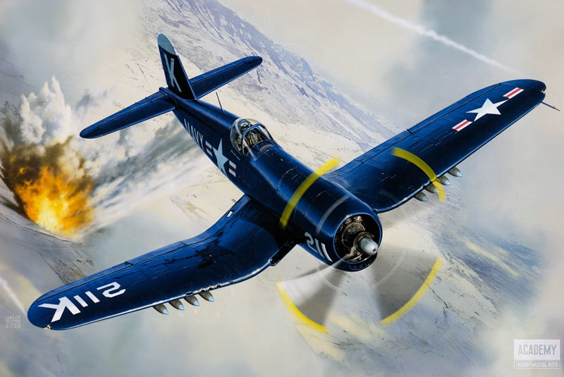 Vought F4U-4 Corsair Battle Of Jangjin Reservoir Kit – Academy 1:48