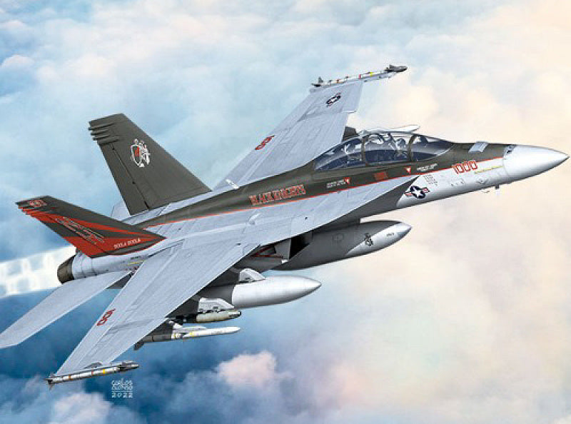Usn F/A-18F VFA-154 Black Knights Kit – Academy 1:72