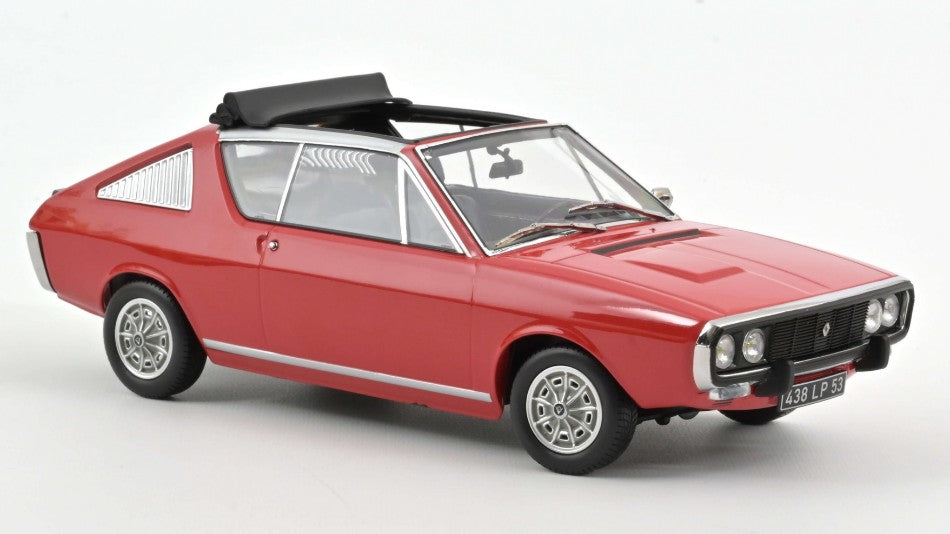 Renault 17 Gordini Decouvrable 1975 rosso 1:18 – Norev