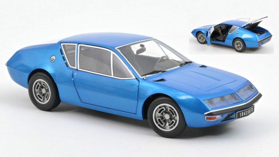 Alpine A 310 1600 Ve 1972 Alpine blu 1:18 – Norev