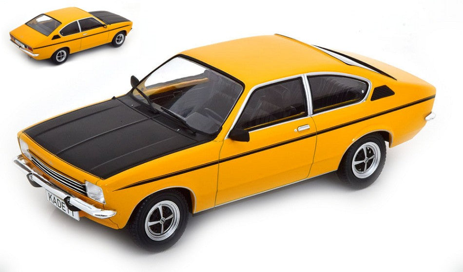 Opel Kadett C Coupe Gt/e 1975 Dark Yellow/black – ModelCarGroup 1:18