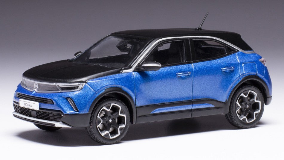 Opel Mokka-e 2022 Met.blue – Ixo Model 1:43