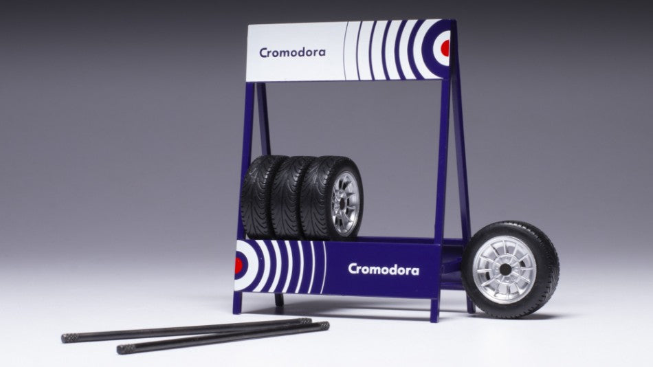 Set 4 Wheels Cromodora Silver – Ixo Model 1:18