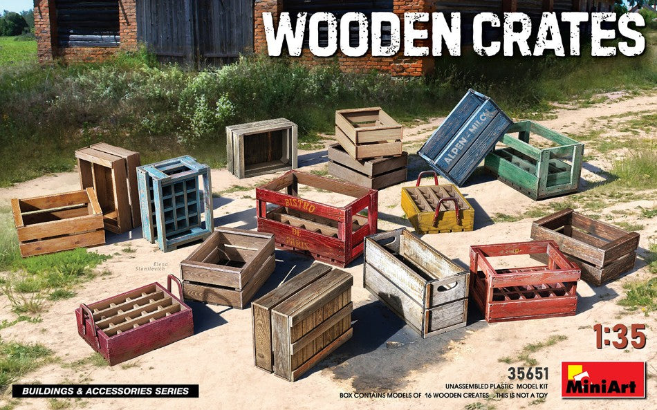 Wooden Crates Kit – Miniart 1:35