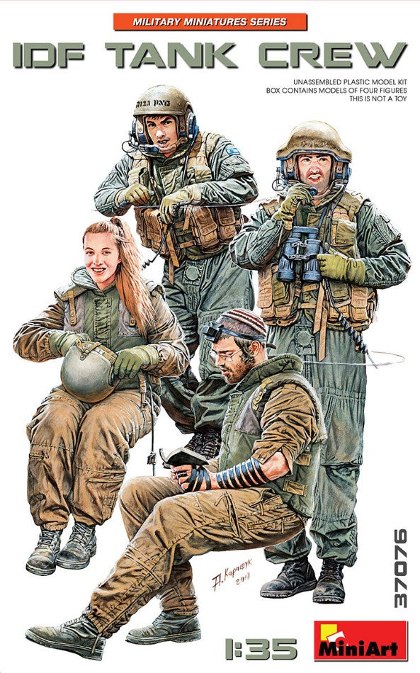 Idf Tank Crew Kit – Miniart 1:35