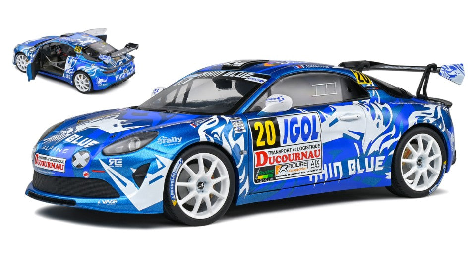 Alpine A110 N.20 Rally Du Var 2021 Delecour/Guigonnet 1:18 – Solido