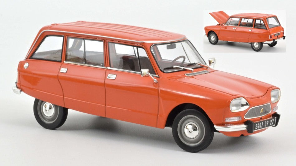 Citroen Ami 8 1975 arancione 1:18 – Norev
