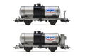 Fs 2-UNIT Set Tank 2-axle Wagons, Big Tank Mobil Ep.iii – Rivarossi 1:87