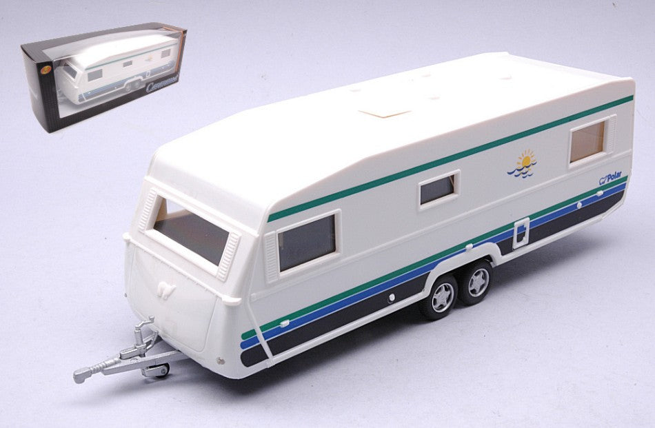 Roulotte Big Polar 2005 White – Cararama 1:43
