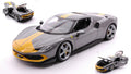 Ferrari 296 Gtb Silver/yellow – Bburago 1:18