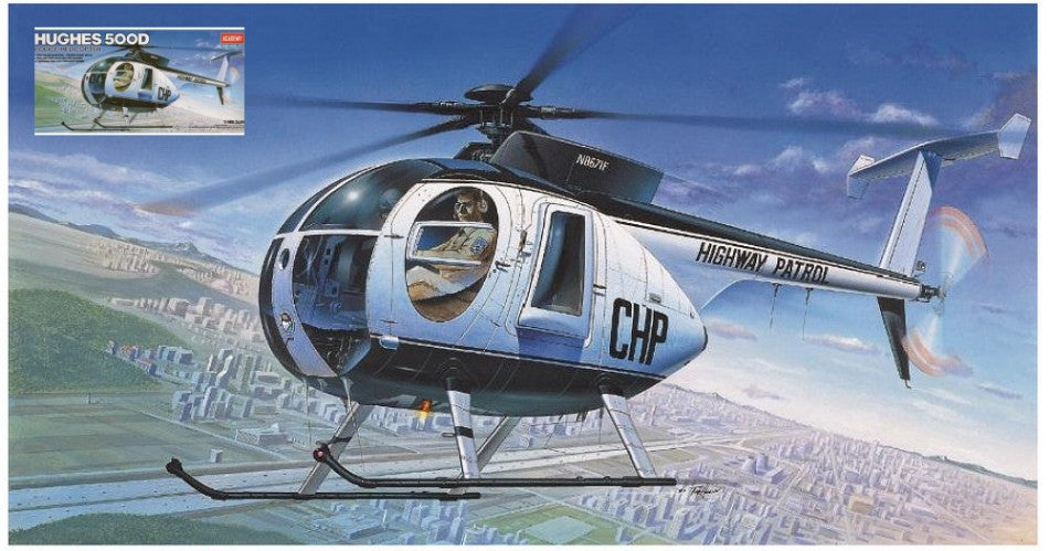 Hughes 500D Police Helicopter Kit – Academy 1:48