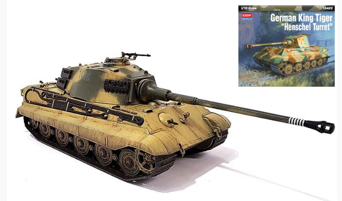 German King Tiger "Henschel Turret" Kit 1:72 – Academy
