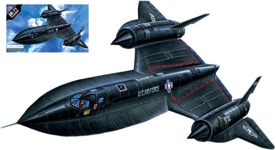 Sr-71 Blackbird Kit 1:72 – Academy