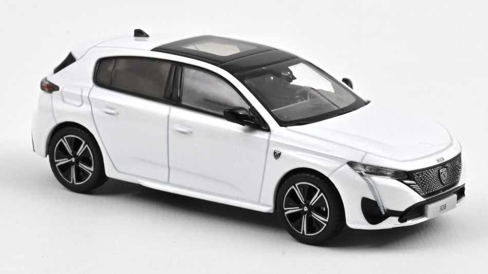 Peugeot 308 GT 2021 Pearl White – Norev 1:43