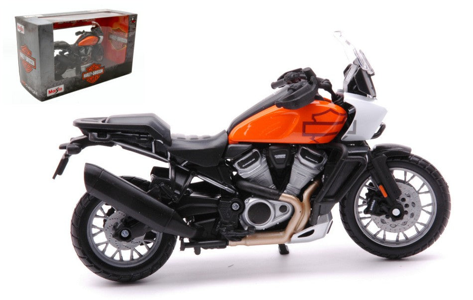 Harley Davidson Pan America 1250 2021 arancione 1:18 – Maisto