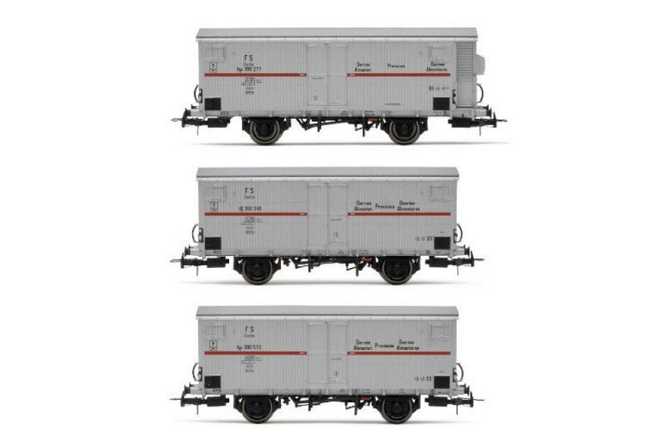 Fs 3-UNIT Pack Refigerated Wagons Ep.iii – Rivarossi 1:87