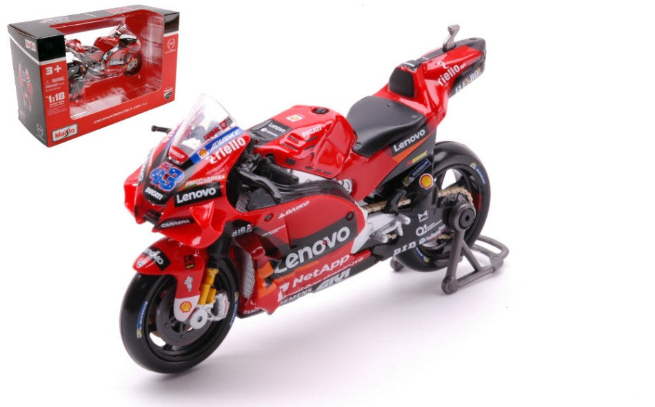Ducati Desmosedici Lenovo 2022 N.43 Jack Miller – Maisto 1:18