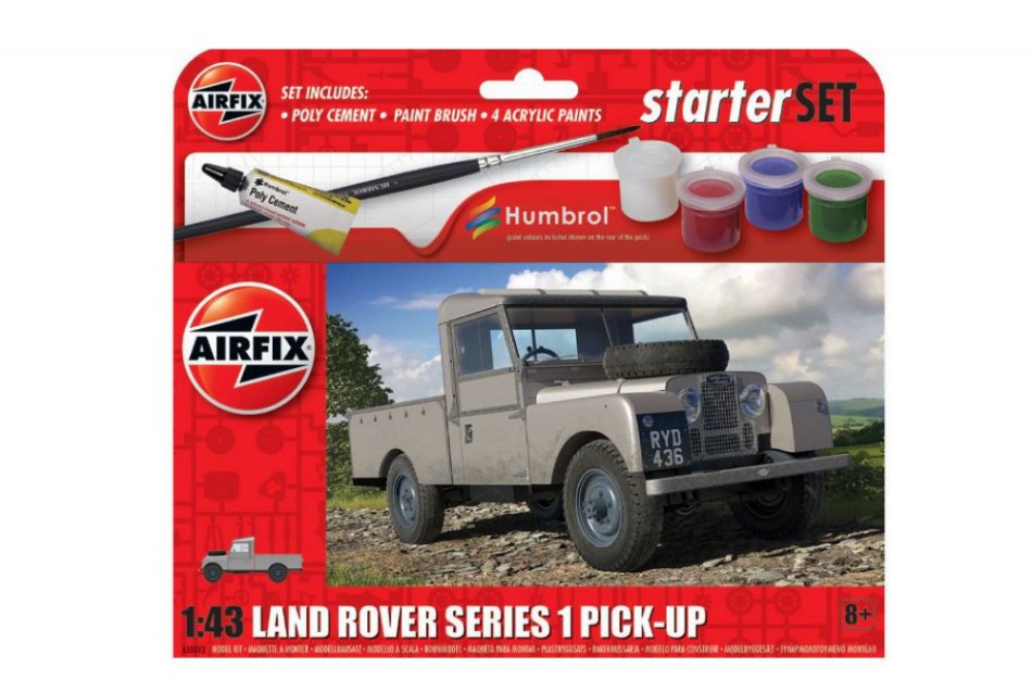 Land Rover Series 1 Small Starter Set Kit – Airfix 1:43