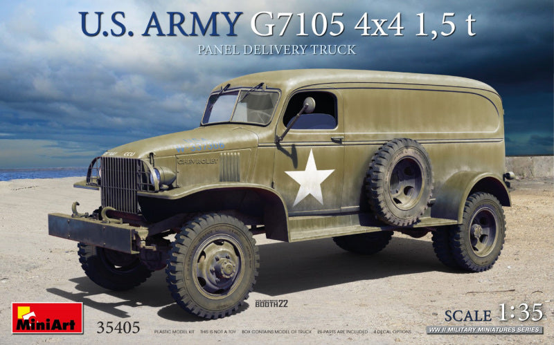 U.S. Army G7105 4x4 15 T Panel Van Kit – Miniart 1:35