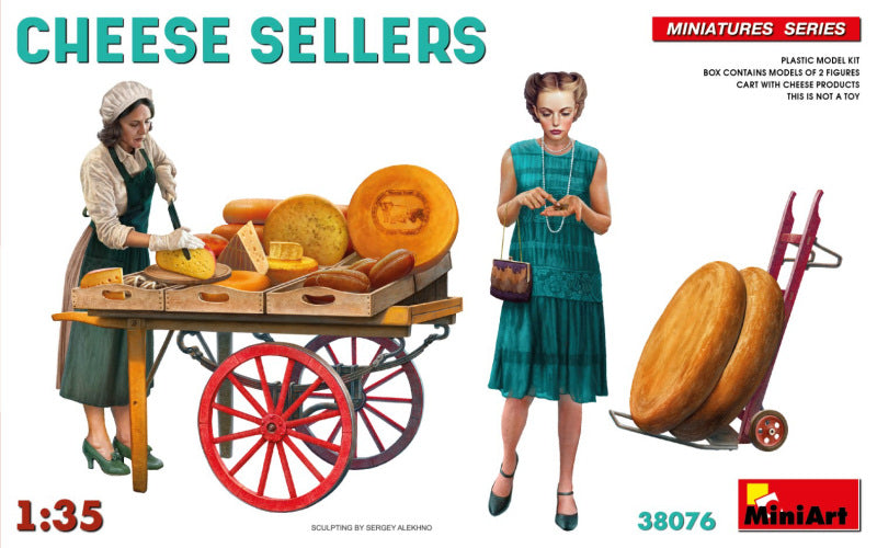 Cheese Sellers Kit – Miniart 1:35
