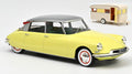 Citroen Ds 19 1960 giallo & Caravan Digue Panoramic 1:18 – Norev
