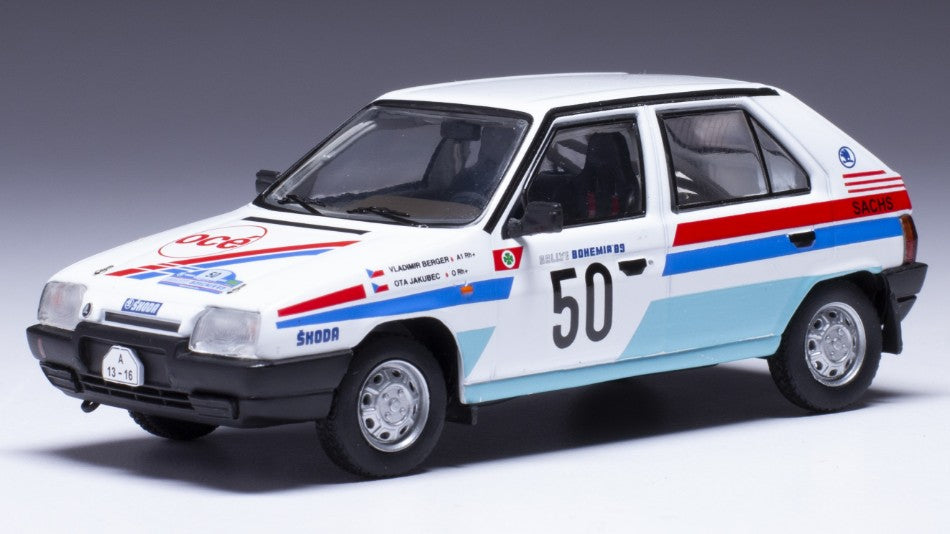 Skoda Favorit 136L N.50 Rally Bohemia 1989 Berger/jakubec – Ixo Model 1:43