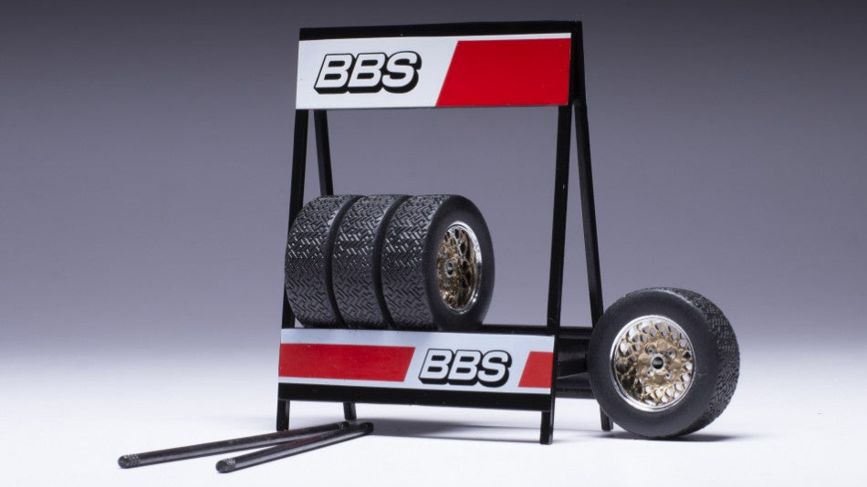 Set 4 Wheels Bbw 13 Inch Chrome/gold – Ixo Model 1:18