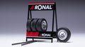 Set 4 Wheels Ronal Turbo Matt Chrome – Ixo Model 1:18