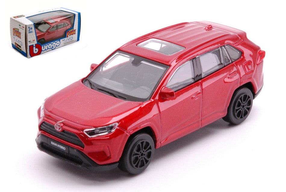 Toyota Rav 4 2022 Red Metallic – Burago 1:43